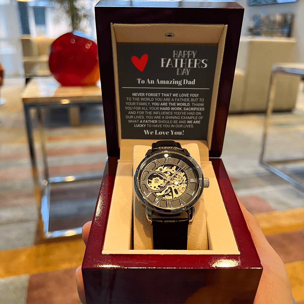 Our World Father's Day 2 Openwork Watch
