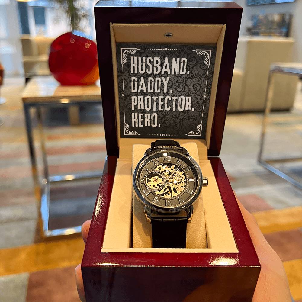 Awesome Men's Openwork Watch Gift