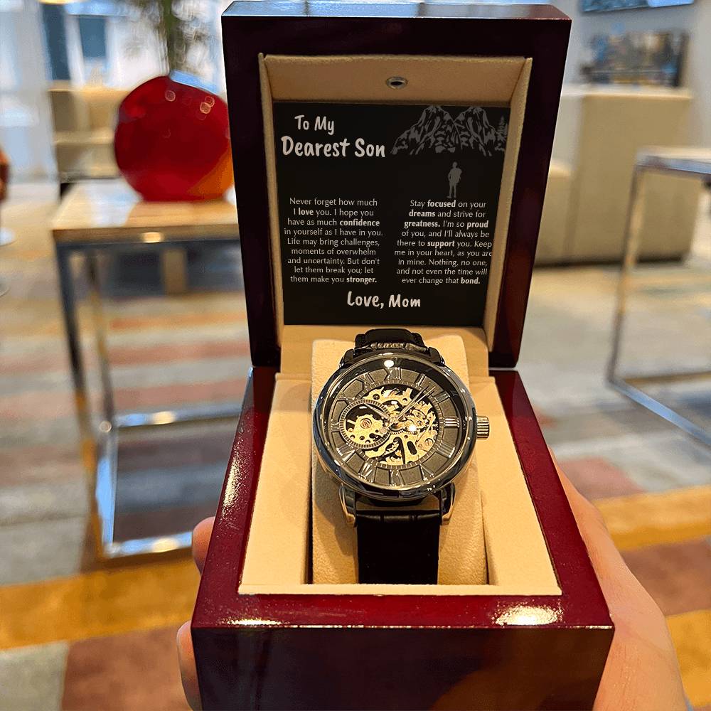 My Dearest Son Openwork Watches