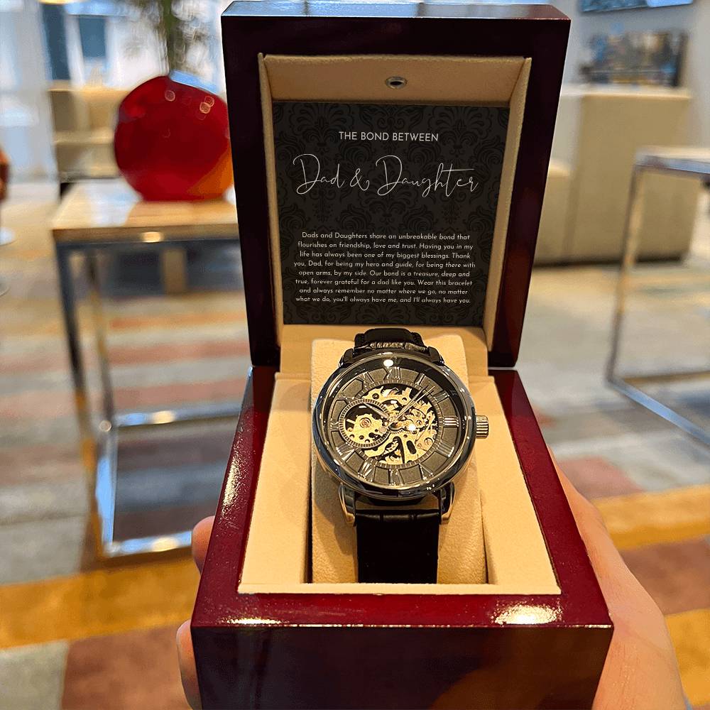 Dad Daughter Bond Openwork Watches