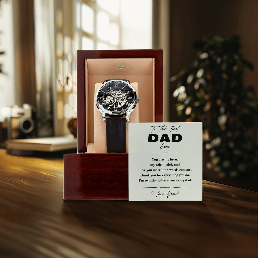To The Best Dad  - Openwork Watches
