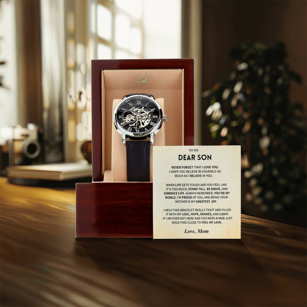 Openwork Watches- Son Gift