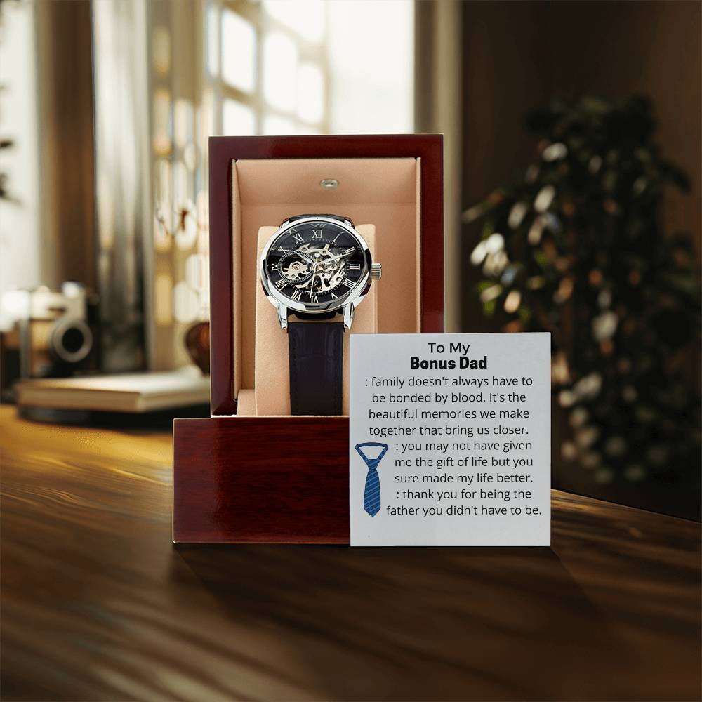 Bonus Dad Openwork Watch