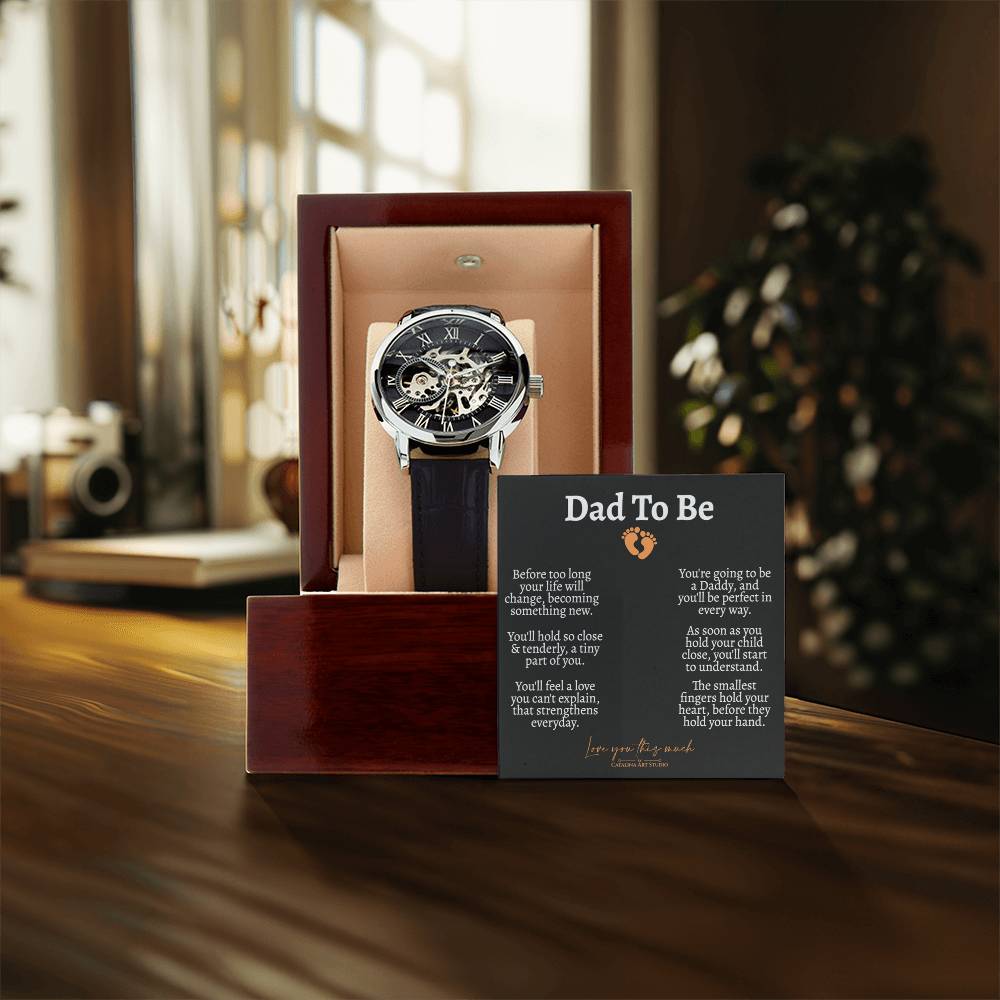 Dad To Be Openwork Watches