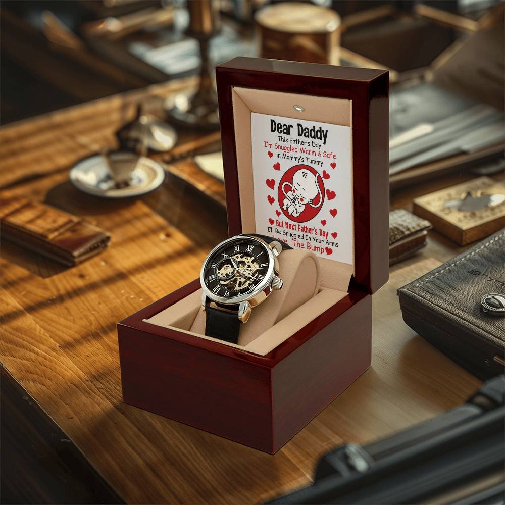 Dad To Be Openwork Watch
