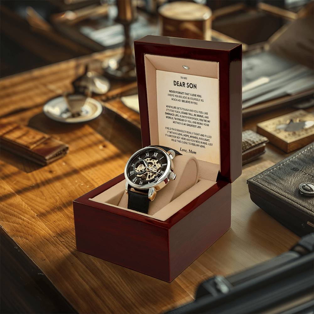 Openwork Watches- Son Gift
