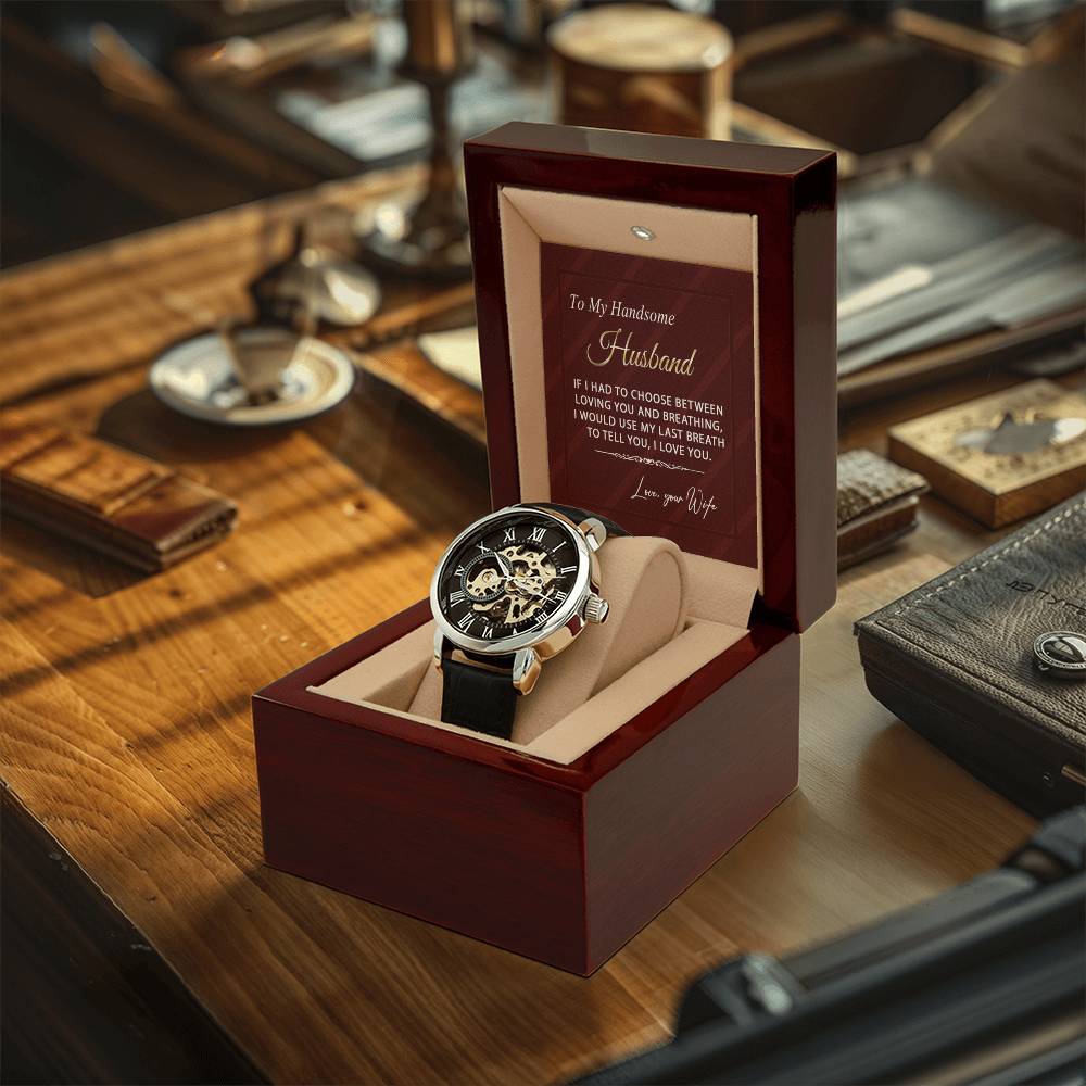 Men's Openwork Watch For Husband