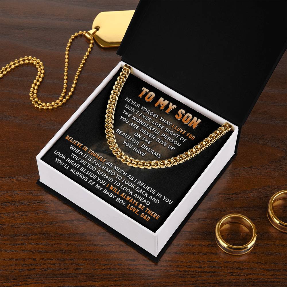 Gift For Son - Beautiful Dream - Cuban Link Cuban Link Chain