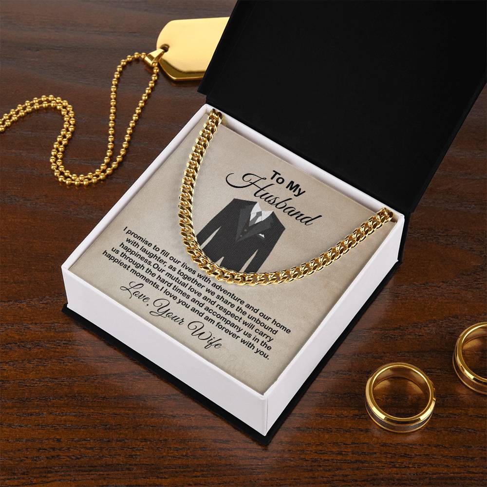 Cuban Chain Gift For Husband Cuban Link Chain