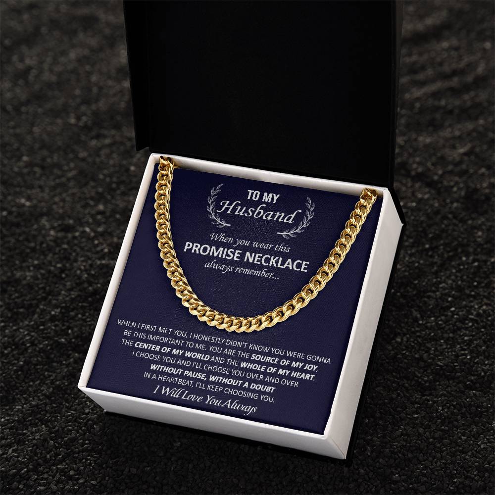 Gift For Husband - My Joy - Cuban Link Cuban Link Chain