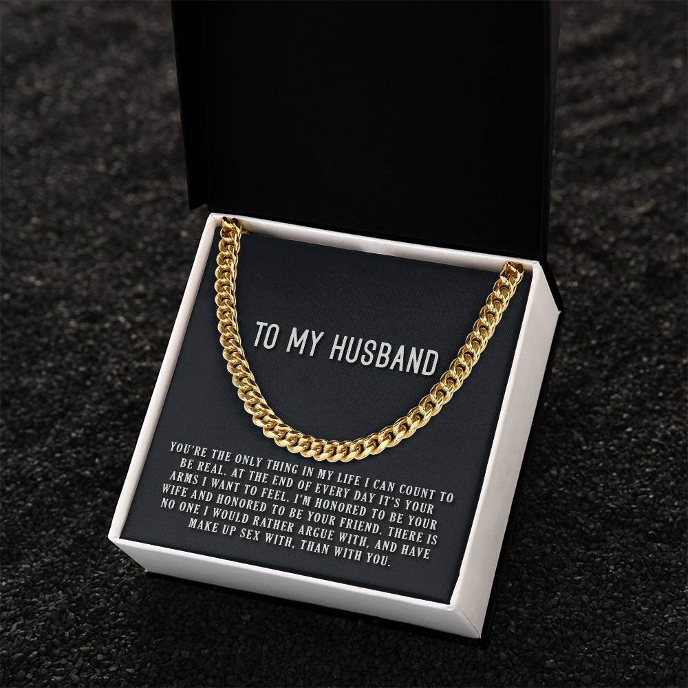 Than With You Cuban Link Chain