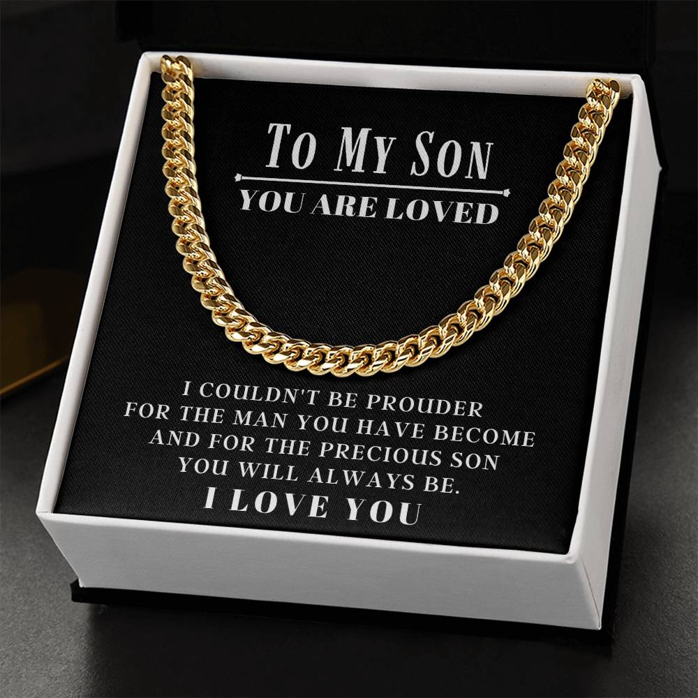 Happy Birthday! Or Just To Say I Love You - Cuban Link Chain Necklace Fs-01