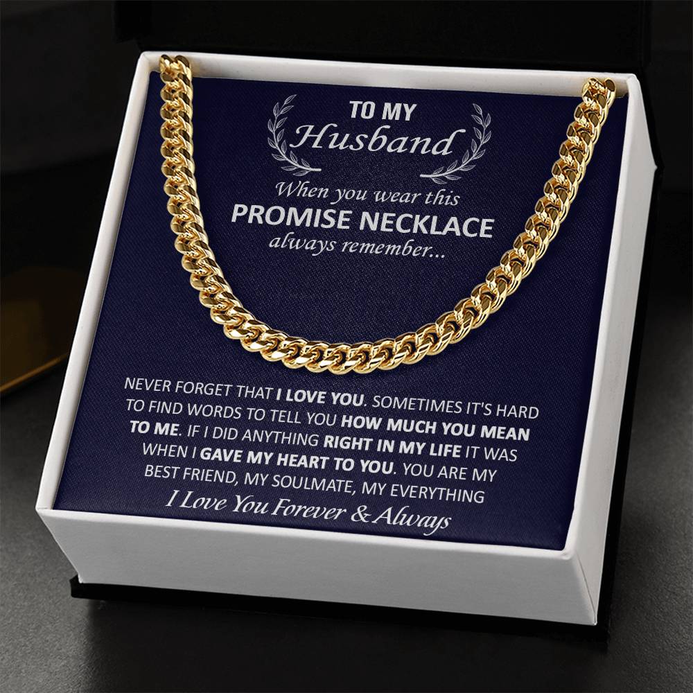 Gift For Husband - Best Friend - Cuban Link Cuban Link Chain