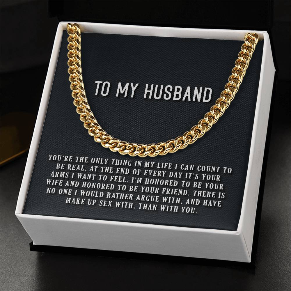 Than With You Cuban Link Chain