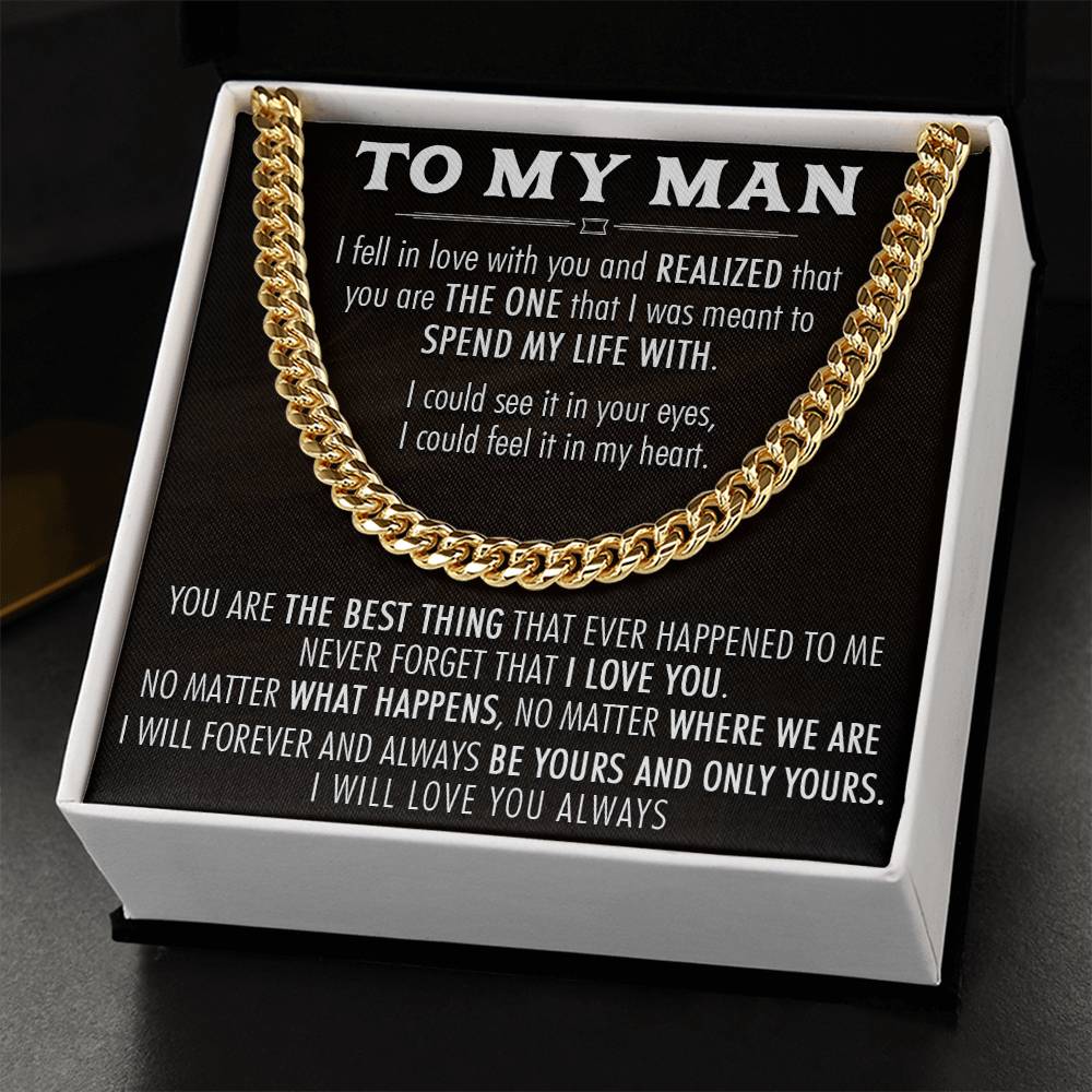 Gift For Your Man - Spend My Life - Cuban Link Cuban Link Chain