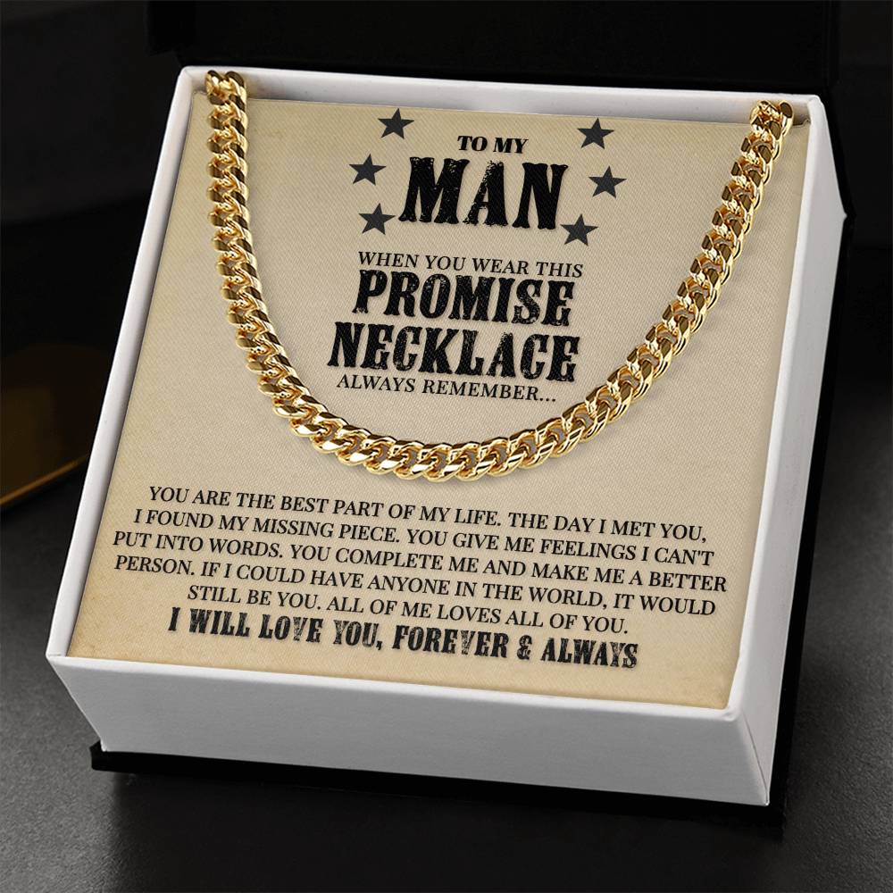 You Are The Best Part Of My Life - Cuban Link Chain Necklac