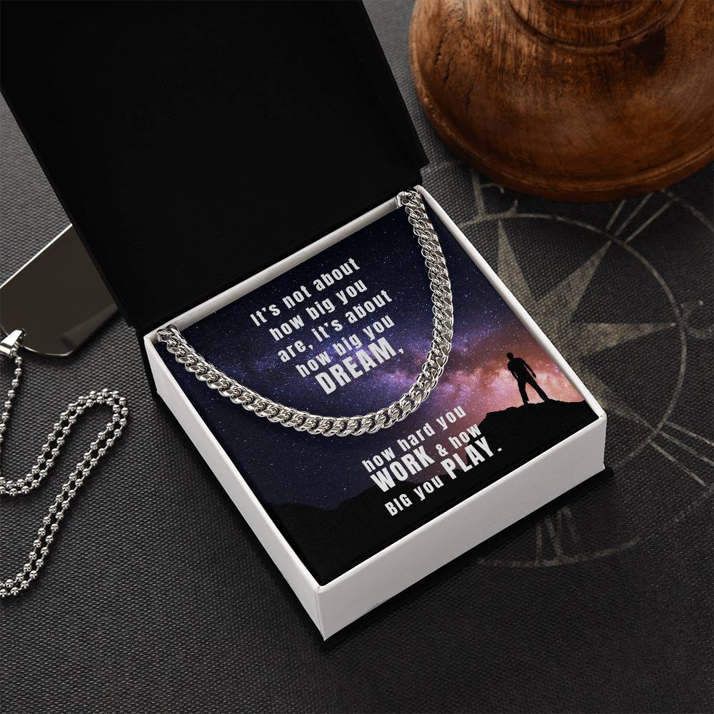 Gift For Colleague - Cuban Link Chain Necklace - Trending Now