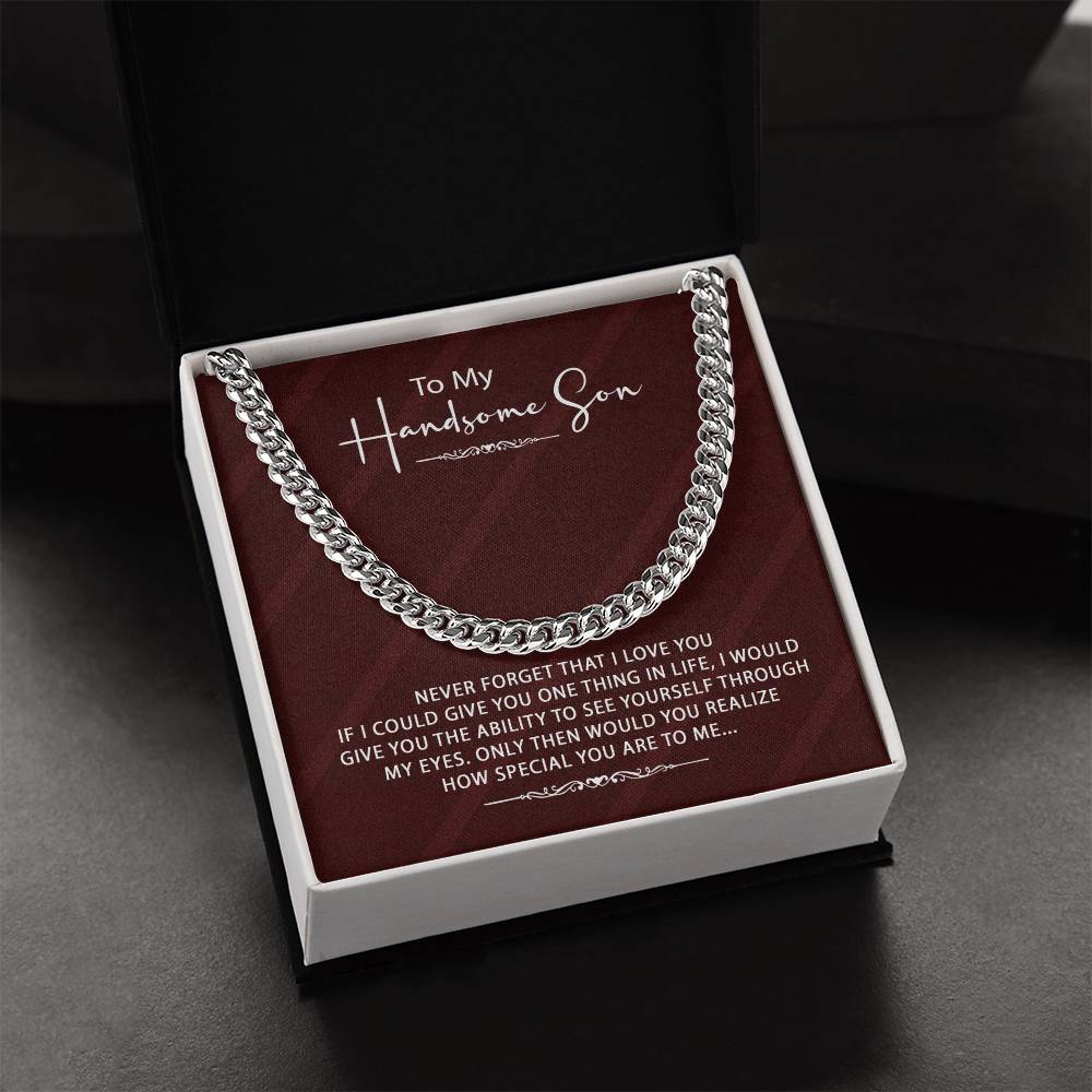 Stylish Gift For Son - Cuban Link Chain Necklace