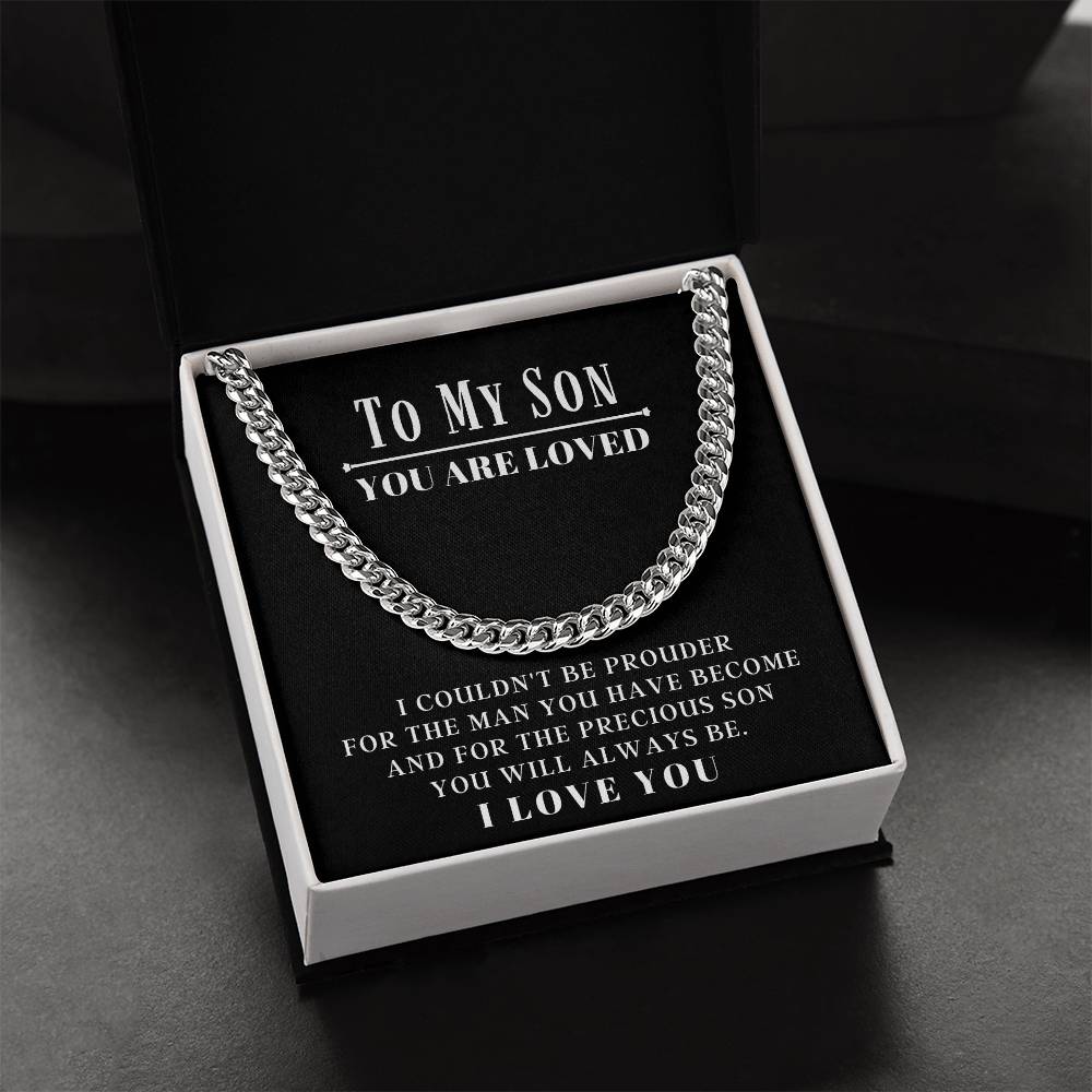 Happy Birthday! Or Just To Say I Love You - Cuban Link Chain Necklace Fs-01