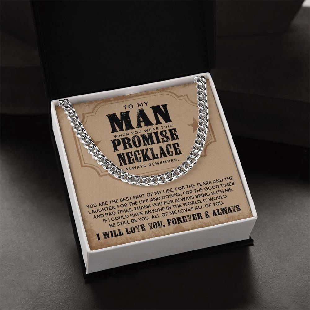 You Are The Best Part Of My Life - Cuban Link Chain Necklace