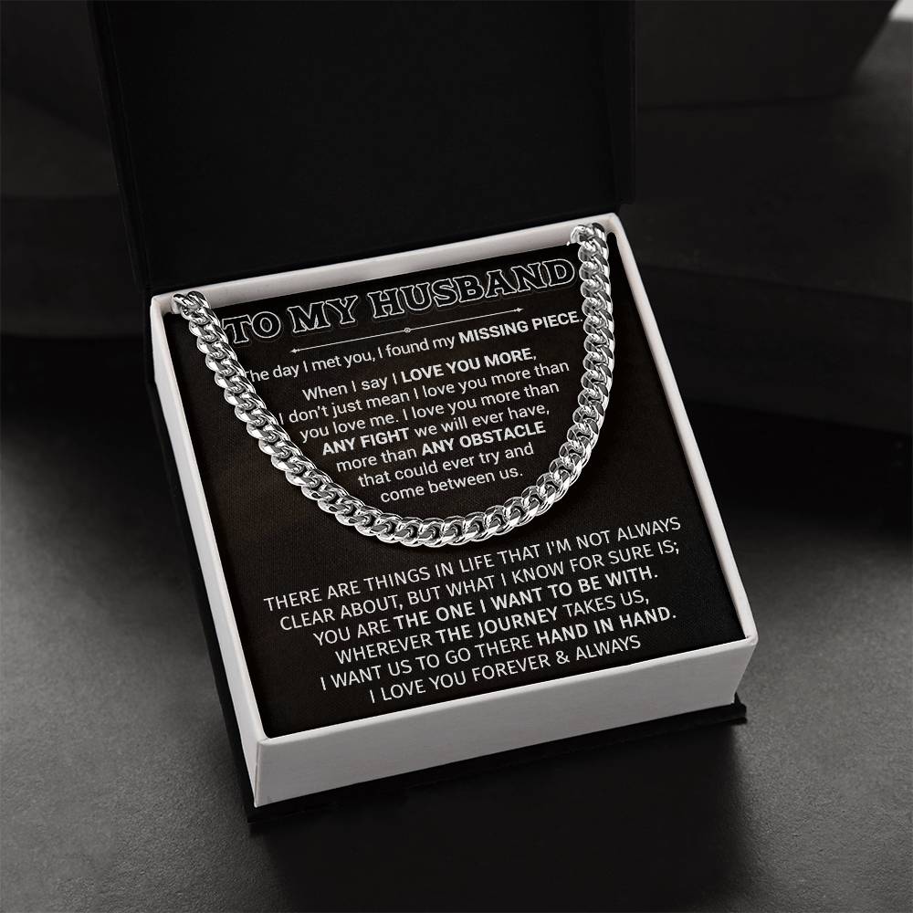 Gift For Husband - Obstacle - Cuban Link Cuban Link Chain