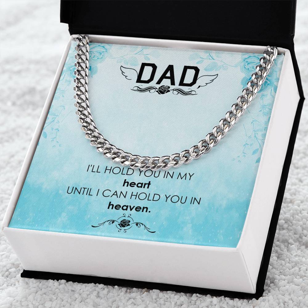 Love You Dad Cuban Link Chain