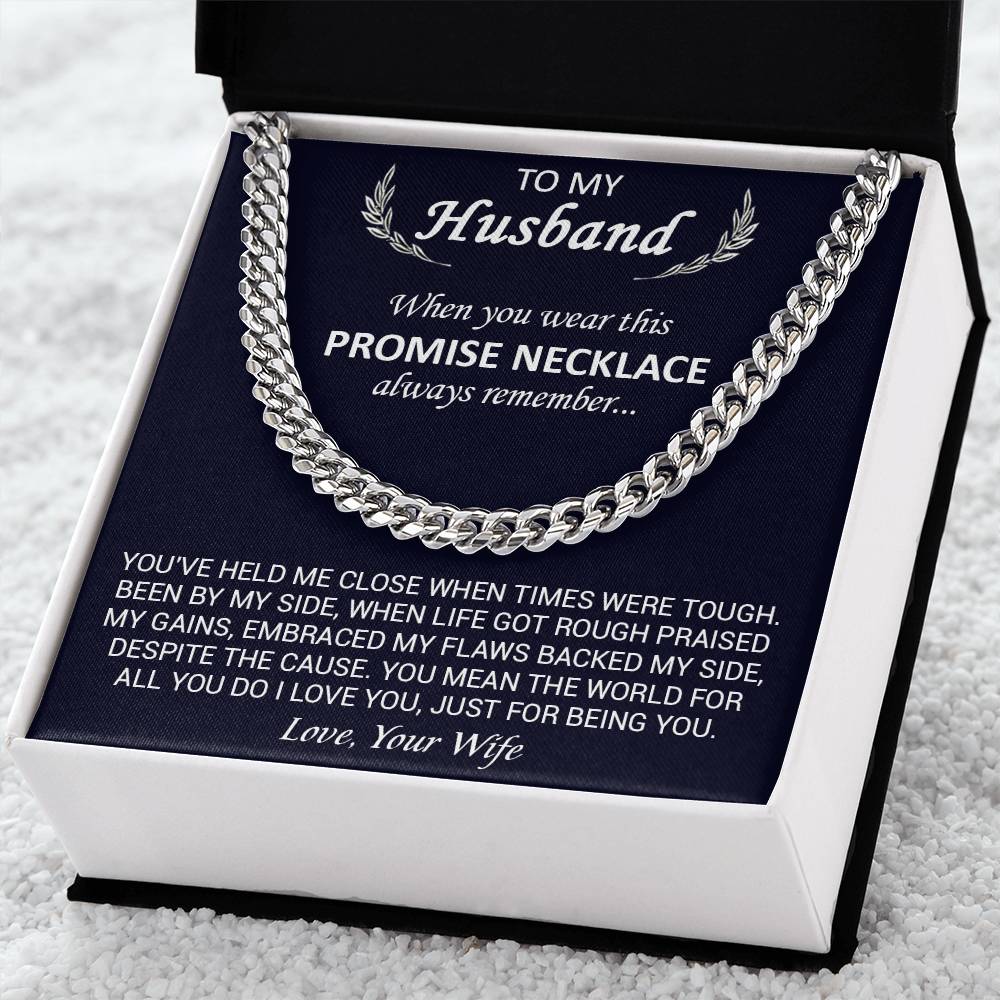Gift For Husband - Praise My Gains - Cuban Cuban Link Chain