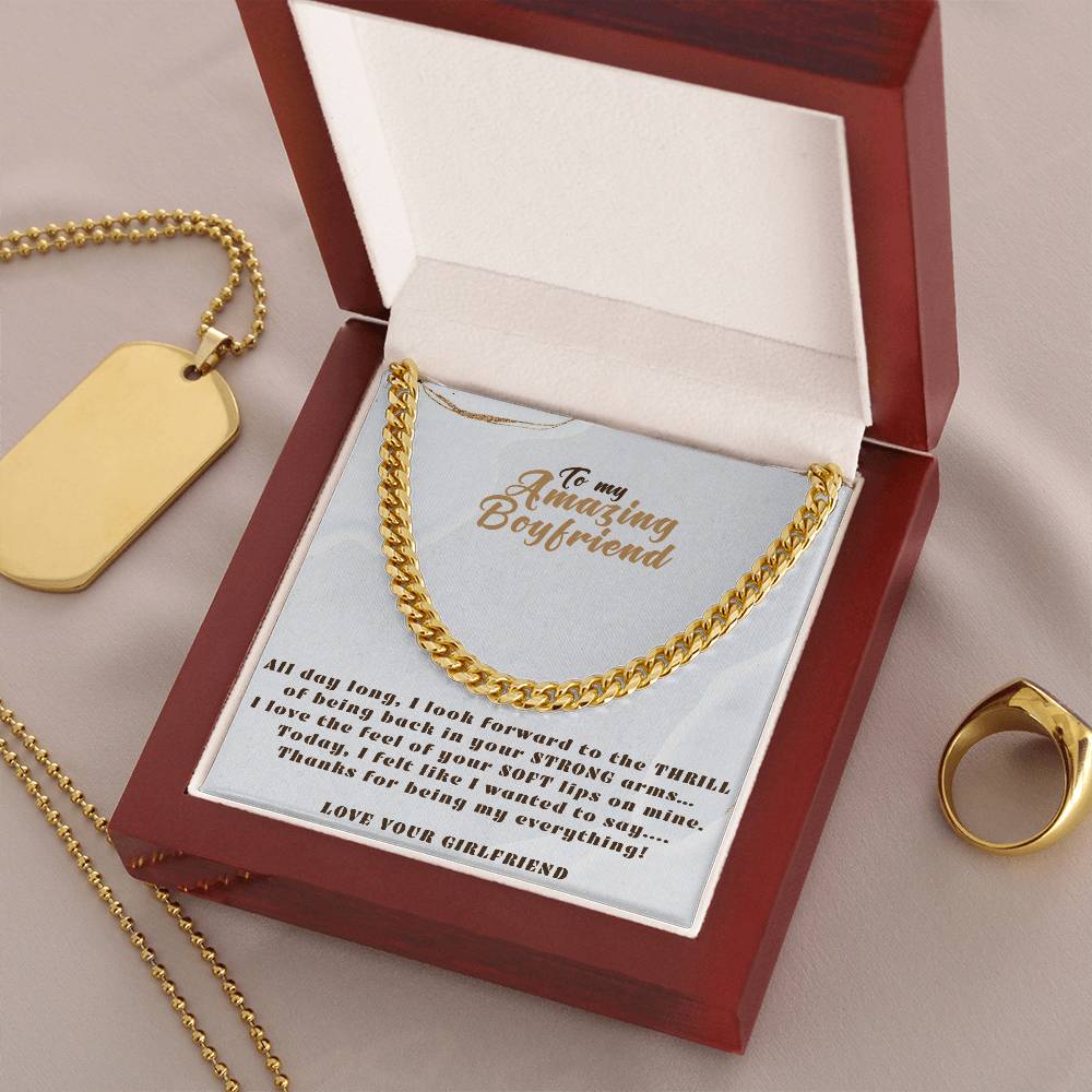 To My Everything 🥰 Cuban Link Chain