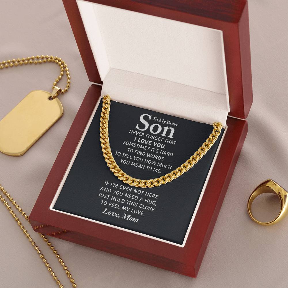 Perfecto Gift For Son Cuban Link Chain