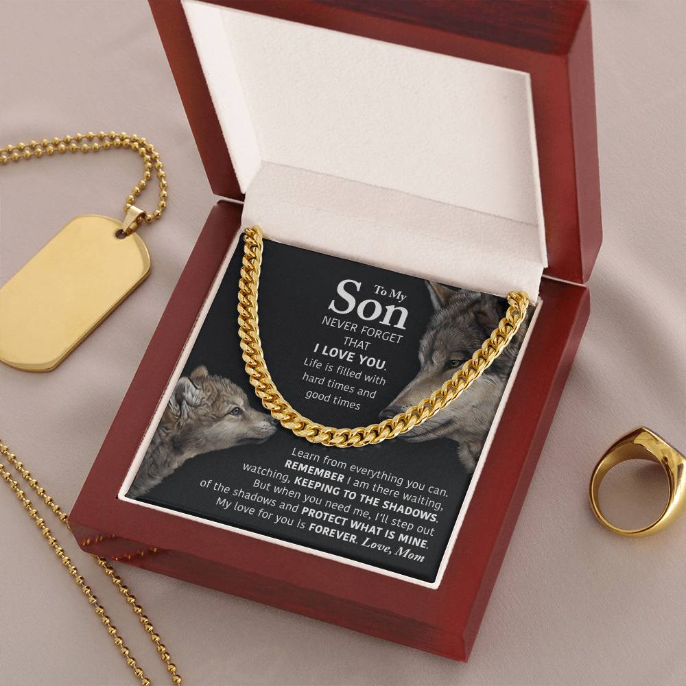 My Son - Keeping To The Shadows Cuban Link Chain