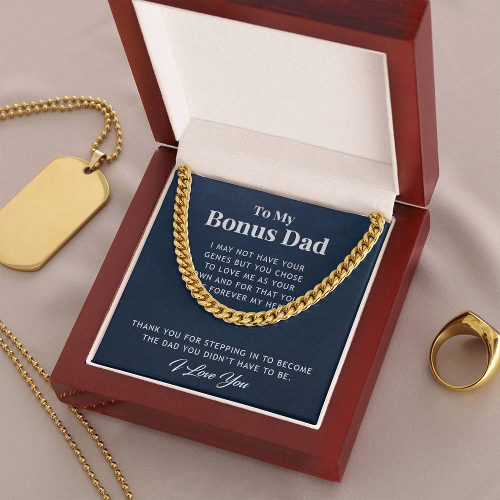 Bonus Dad Special Gift - Link Chain Necklace Cuban Link Chain