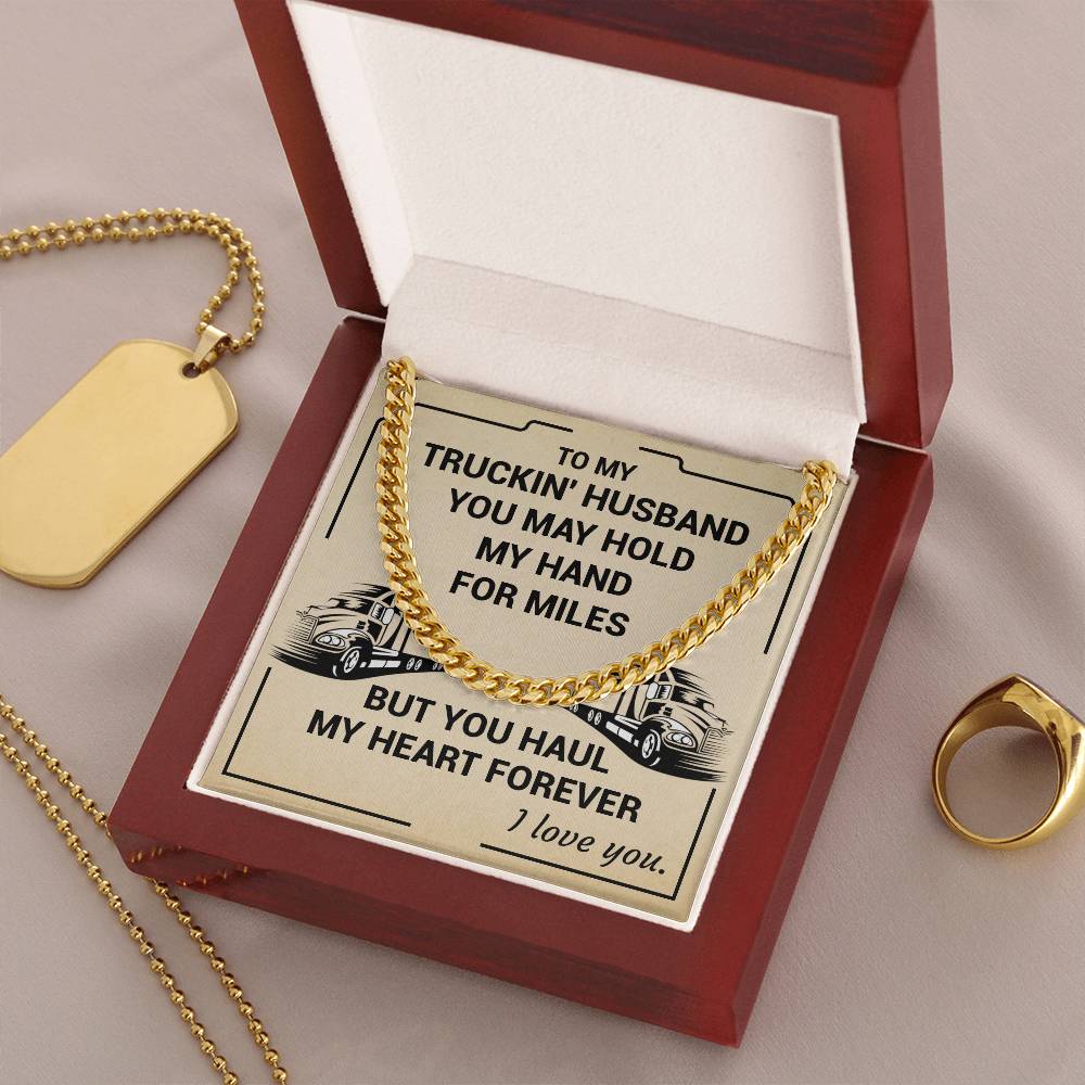 You Haul My Heart Forever Cuban Link Chain