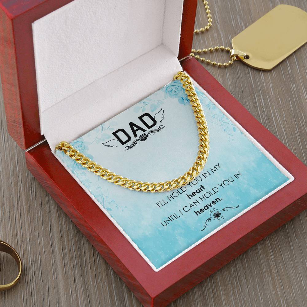Love You Dad Cuban Link Chain