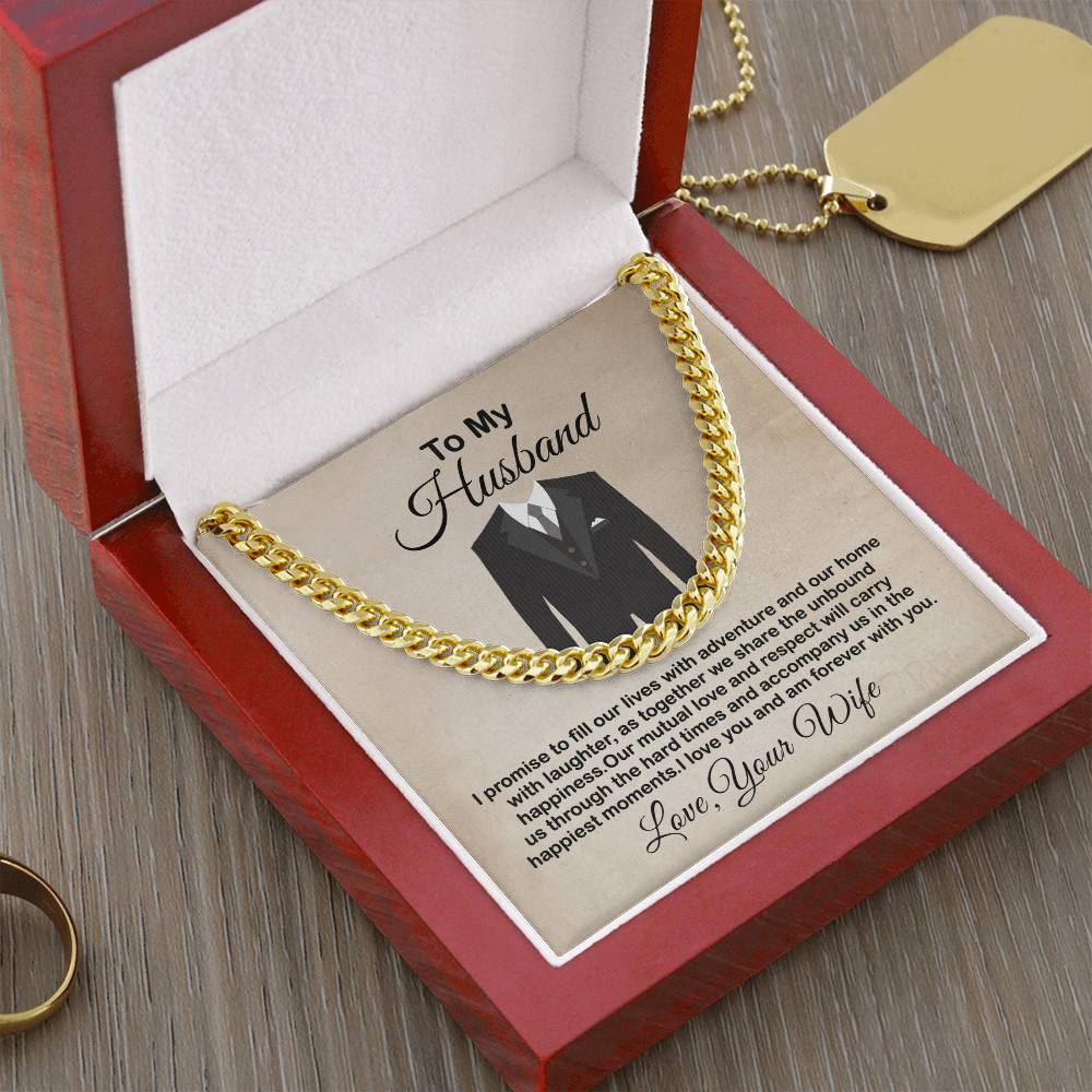 Cuban Chain Gift For Husband Cuban Link Chain