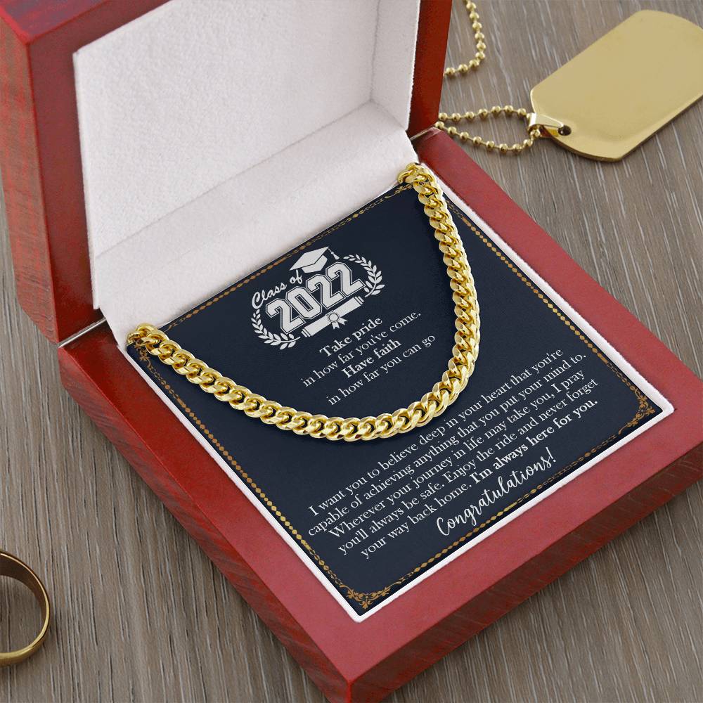 Graduation Gifts For Him Best Graduation Gifts For Guys Graduation Gift High School Boy Graduation Gift College Male G Cuban Link Chain