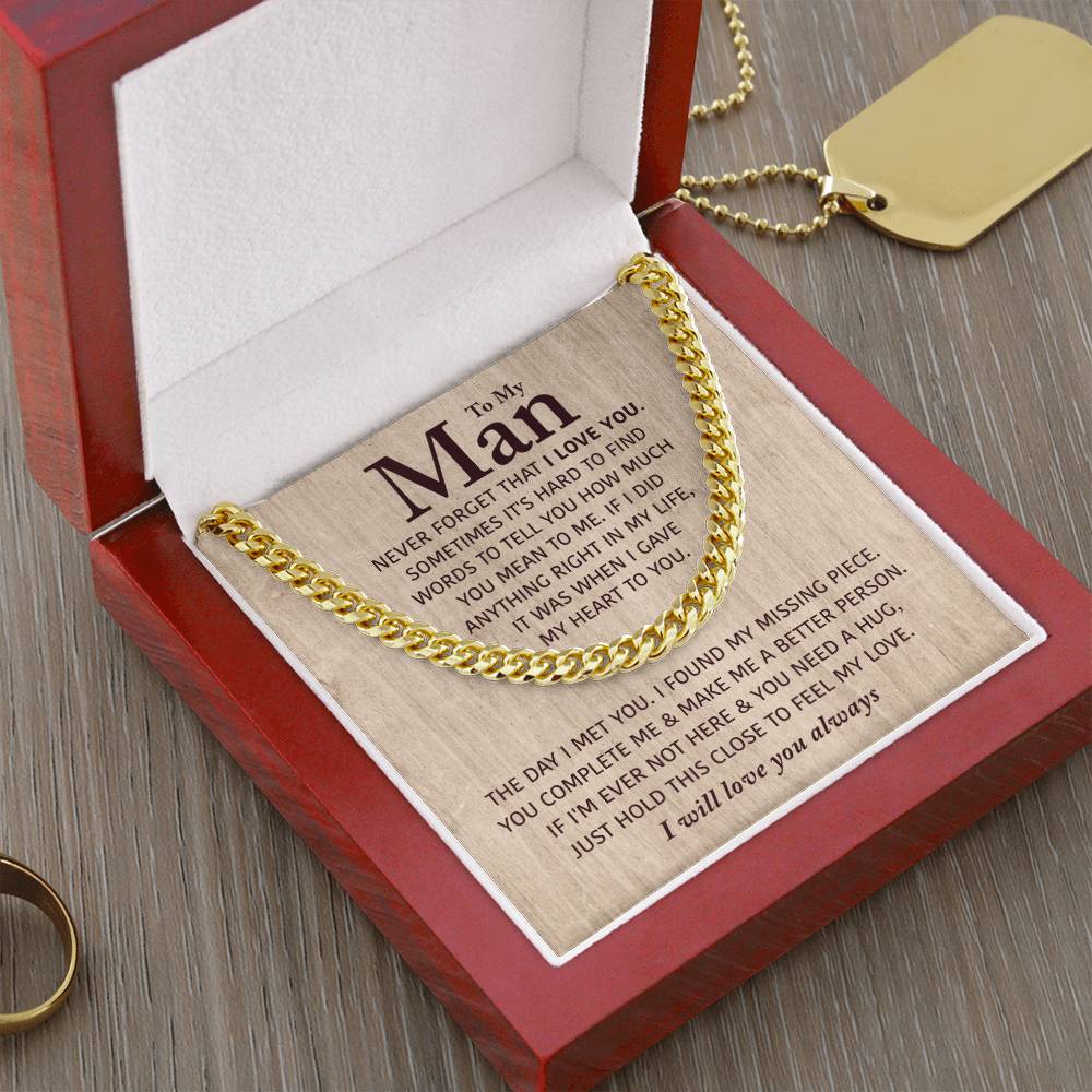 Perfect Gift For Man Cuban Link Chain
