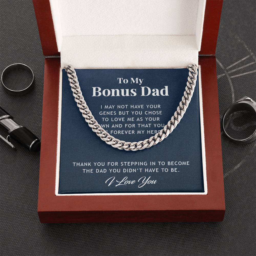 Bonus Dad Special Gift - Link Chain Necklace Cuban Link Chain
