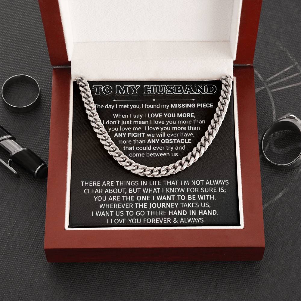 Gift For Husband - Obstacle - Cuban Link Cuban Link Chain