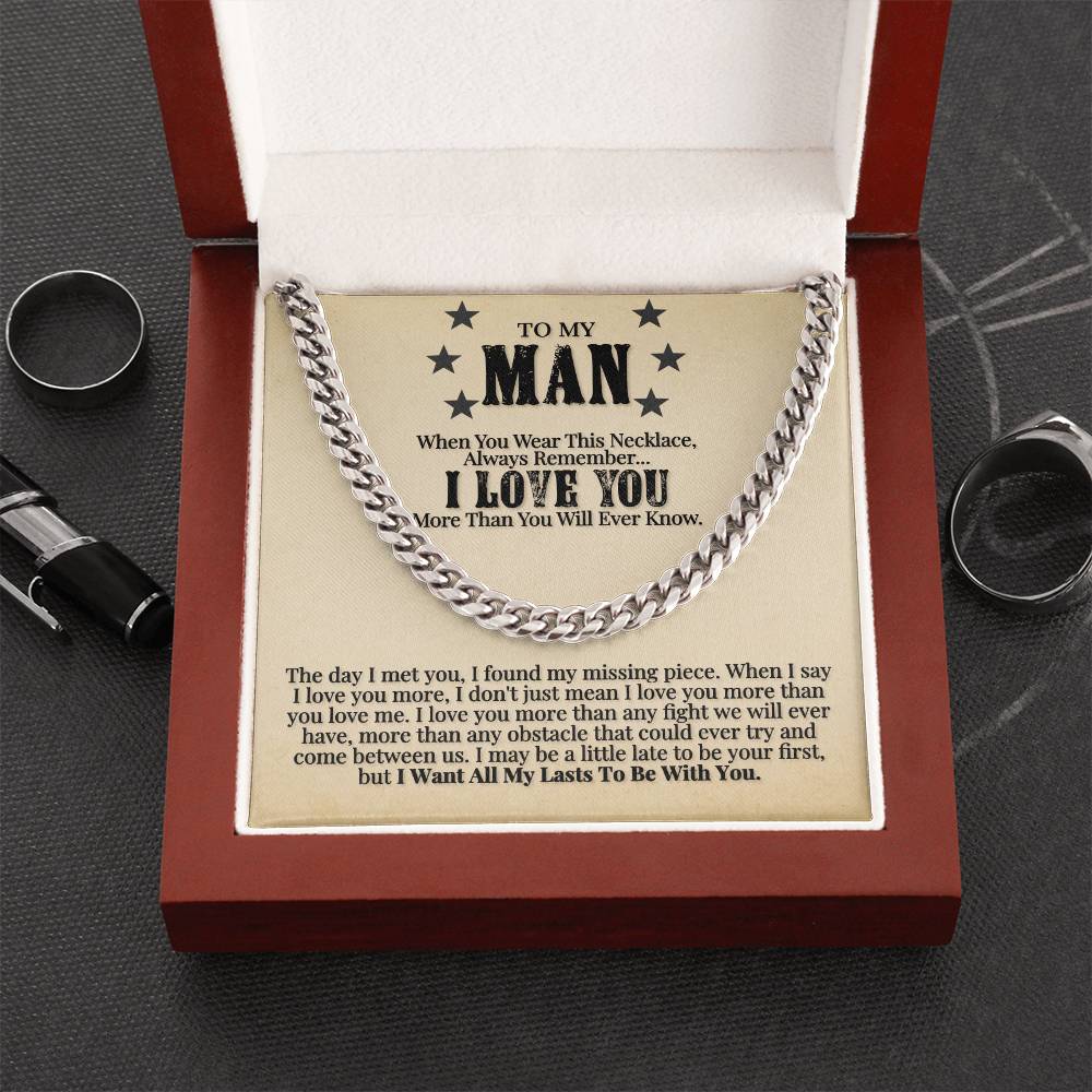More Than You Will Ever Know - Cuban Link Chain Necklace
