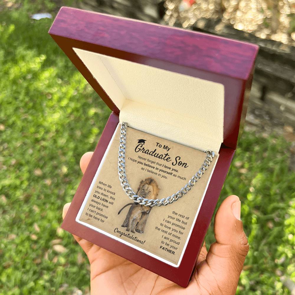 Graduation 2022 - I'm Proud Of You - Cuban Chain Cuban Link Chain