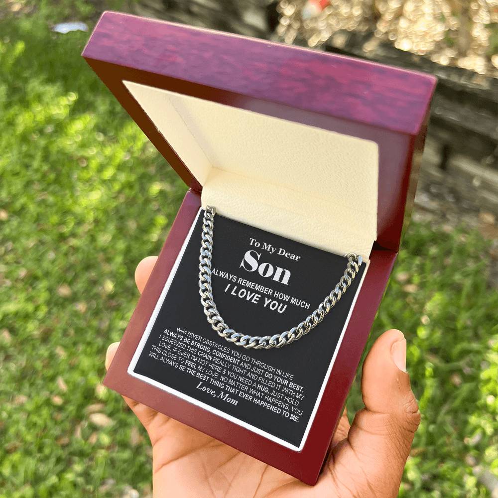 Son - Always Be Strong - Cuban Link Chain