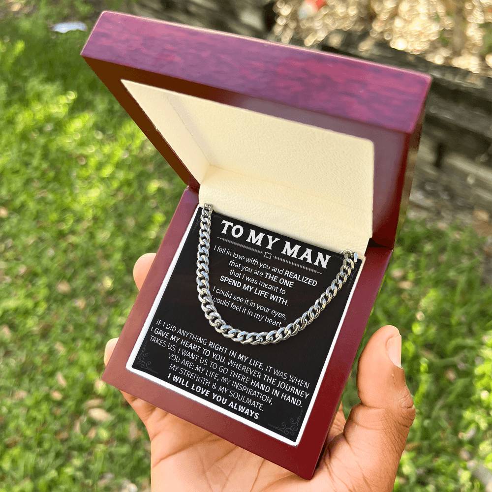 Gift For Your Man - Hand In Hand - Cuban Link Cuban Link Chain