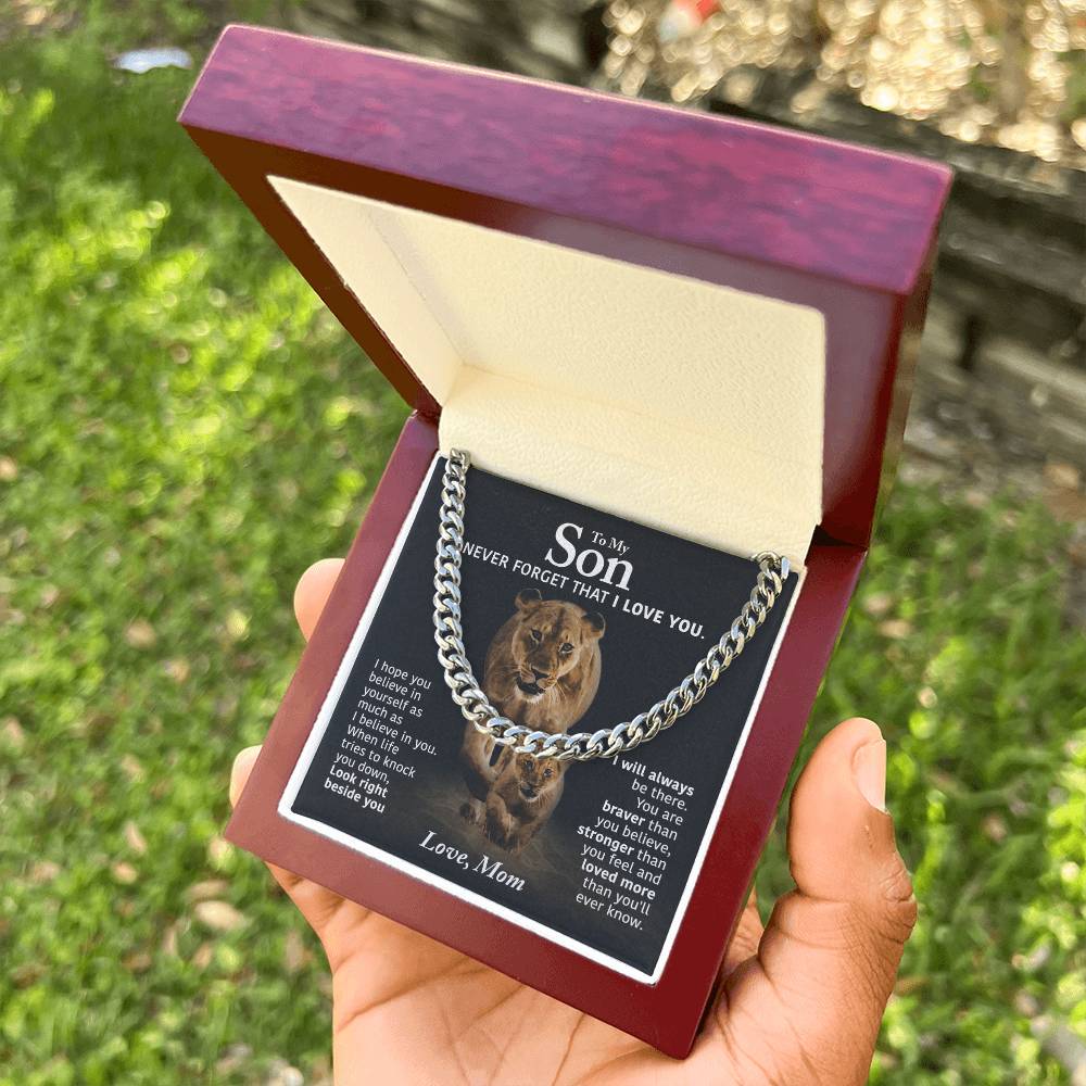 Perfect Gift For Son Cuban Link Chain