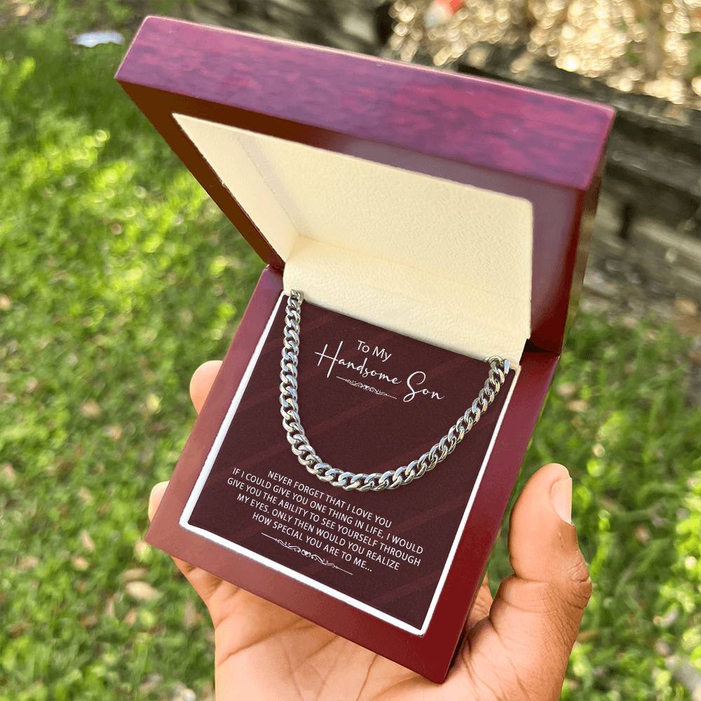 Stylish Gift For Son - Cuban Link Chain Necklace
