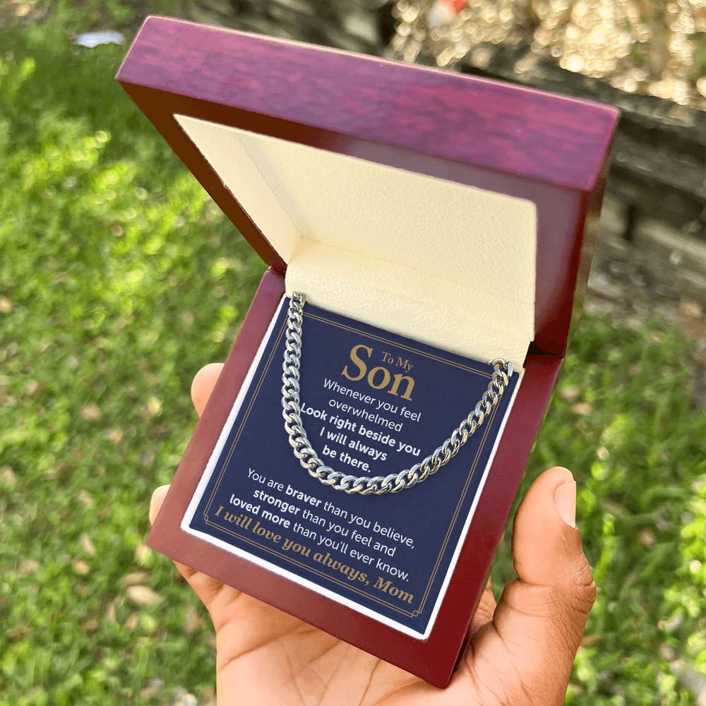 Perfect Gift For Son Cuban Link Chain