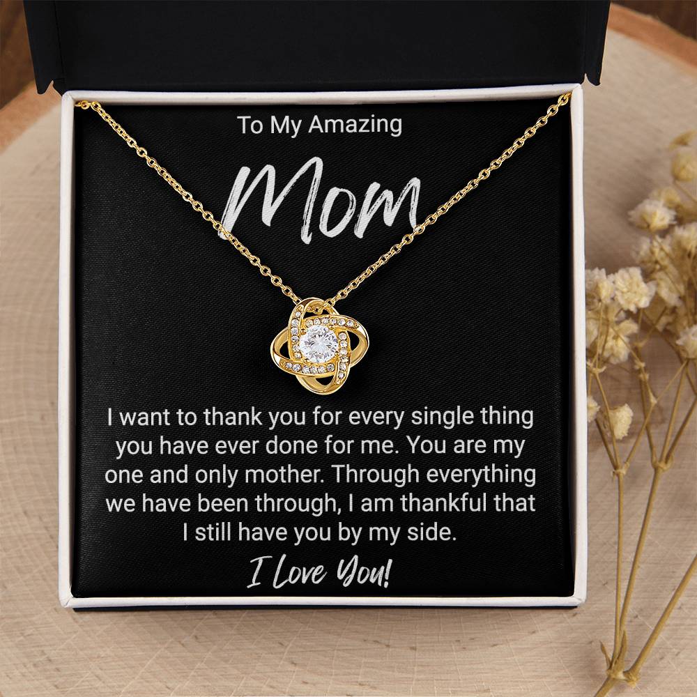 Love Knot Necklace For Mom 1 Love Knot Necklace
