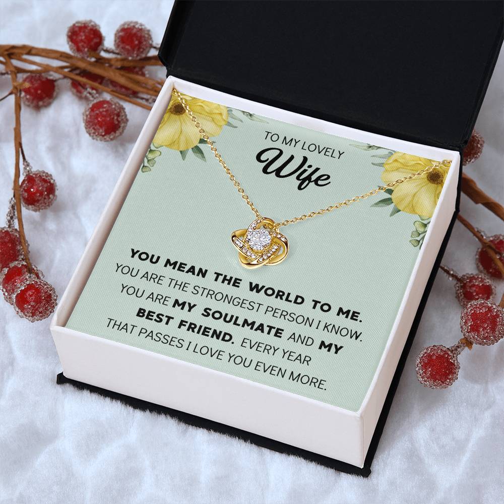 Silver Small Heart Cubic Zirconia Pendant Necklace Gift For Wife Sentimental Gifts For Mothers Day Gift For Wife Wife Anniversary Birthday Love Knot Necklace