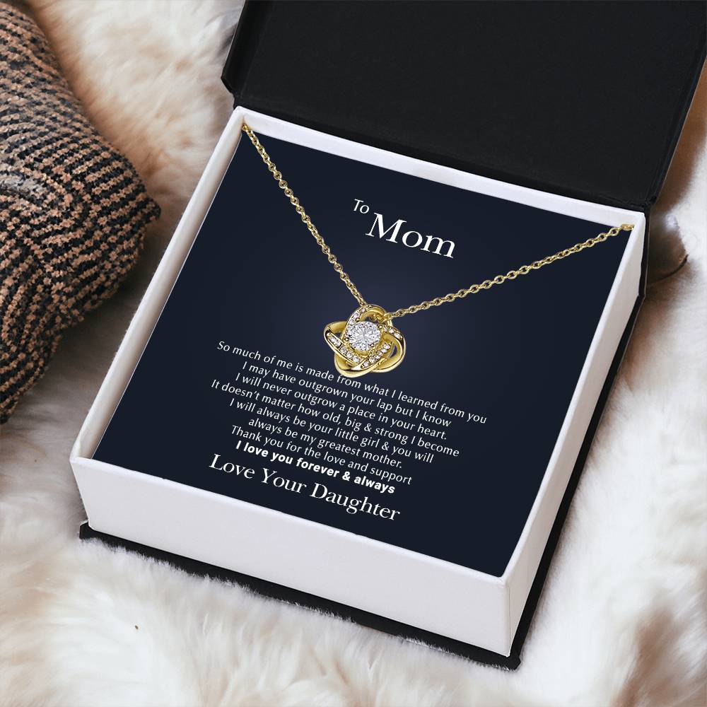 Learned From You Love Knot Necklace