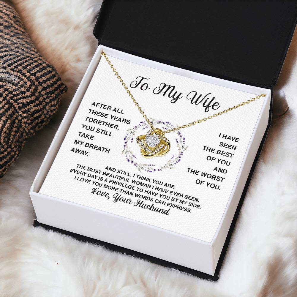 Delivery By Mother's Day Wf032   Gift Fo Love Knot Necklace