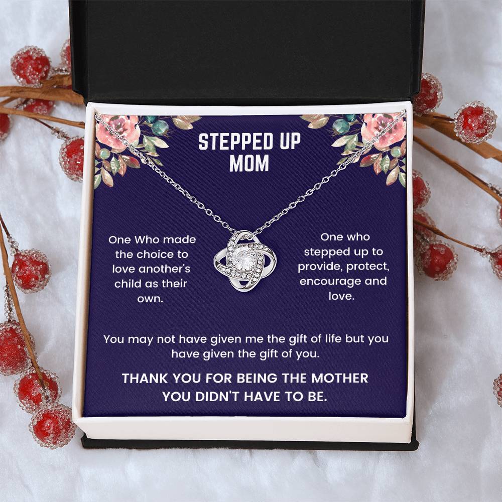 Stepped Up Mom - Love Knot Necklace